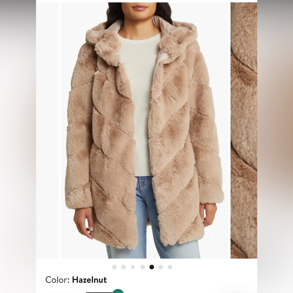 BCBGMAXAZRIA Fur Coact